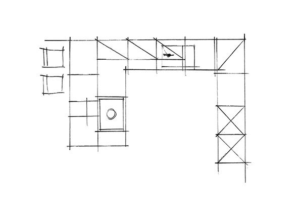 Küchenkonfigurator - Step 1 U-Form